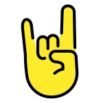 Sign Of The Horns SVG Icon